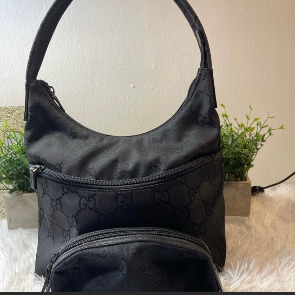 Gucci Canvas Bag (wallet not included)